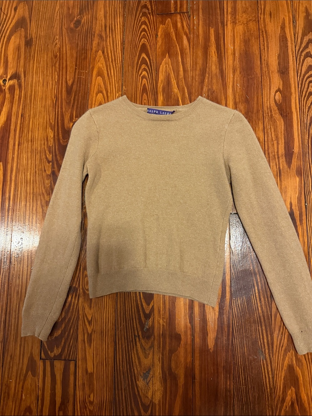 Ralph Lauren Camel Crewneck Sweater